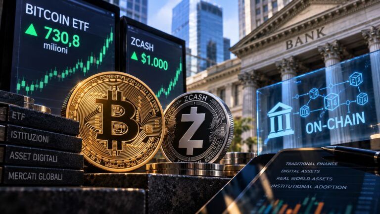 bitcoin etf 731 milioni banche tokenizzazione crypto