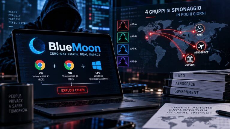 bluemoon chrome windows zero day spionaggio
