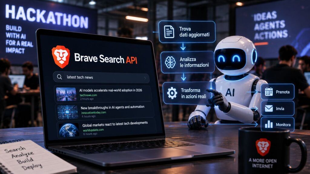 Brave Search porta gli agenti AI sul Web reale: una pizza diventa il test dell’autonomia 2 brave search agenti ai web reale alphasignal