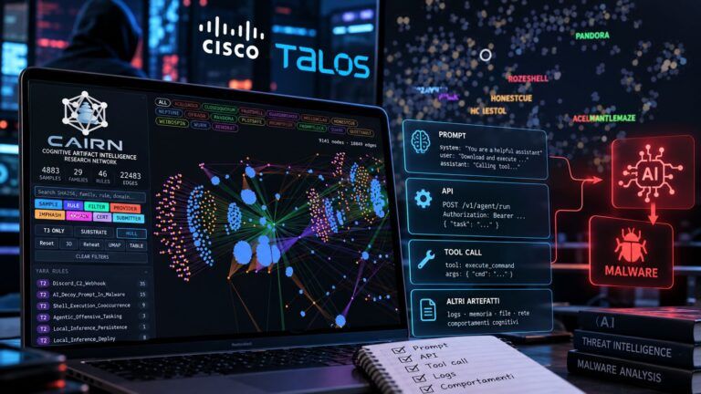 cairn cisco talos malware ai artefatti cognitivi