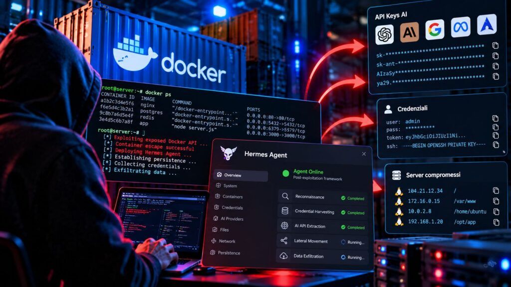 CARBONATO trasforma Docker esposto in una botnet con agente AI controllato via Telegram 2 carbonato botnet docker agente ai telegram