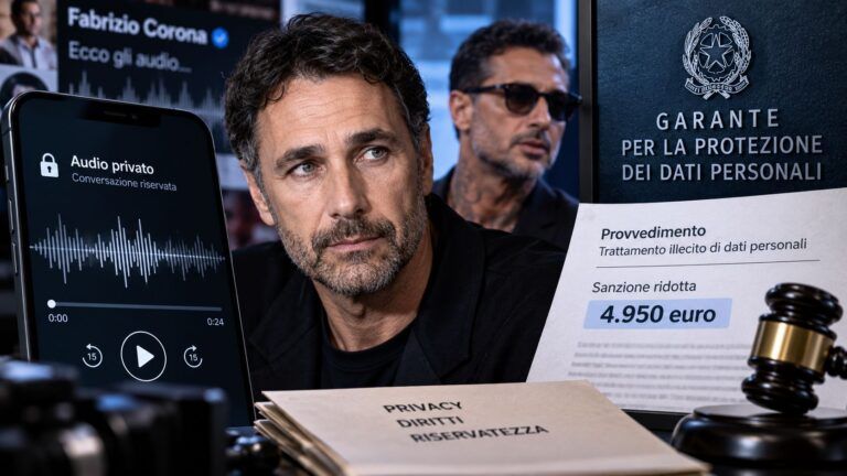 caso bova corona garante privacy sanzione 4950 euro