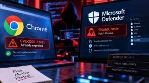 Chrome corregge il settimo zero-day del 2026 mentre ShieldCrash riapre Microsoft Defender 6 Chrome corregge il settimo zero-day del 2026 mentre ShieldCrash riapre Microsoft Defender