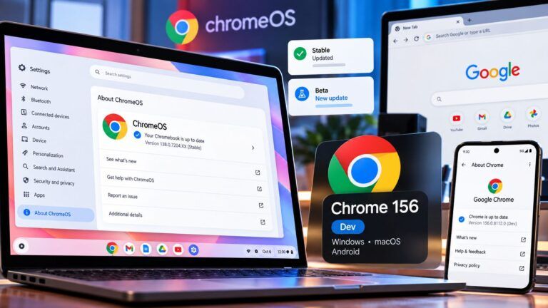 chromeos 152 chrome 156 dev aggiornamenti