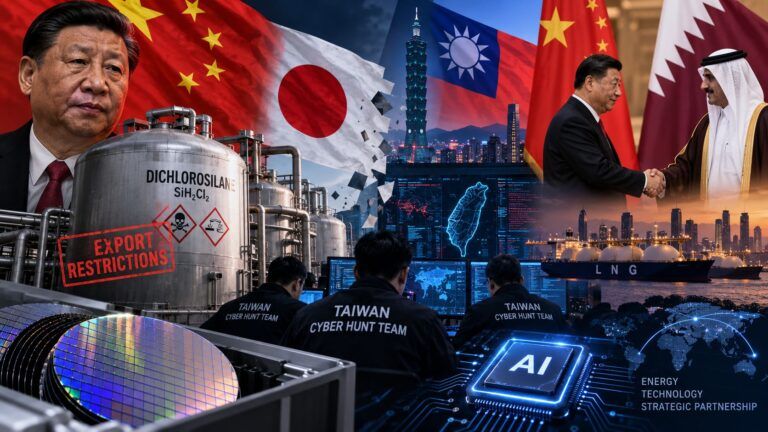 cina giappone diclorosilano taiwan cyber qatar ai