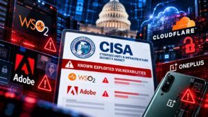CISA aggiorna il KEV: WSO2 e Adobe sfruttate, falle in Cloudflare e OnePlus 3 CISA aggiorna il KEV: WSO2 e Adobe sfruttate, falle in Cloudflare e OnePlus