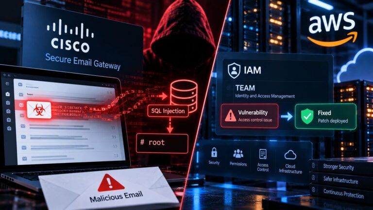 cisco secure email gateway sql injection root aws team