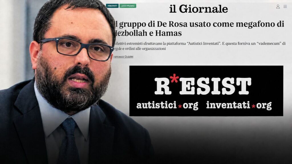 Paolo De Rosa e Autistici/Inventati: Il Giornale vede Hamas, il vero caso è la tecnocrazia degli attivisti 2 de rosa autistici inventati tecnocrazia