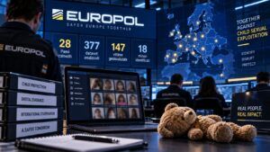 Europol identifica 18 minori vittime di abusi: 377 dataset analizzati in due settimane