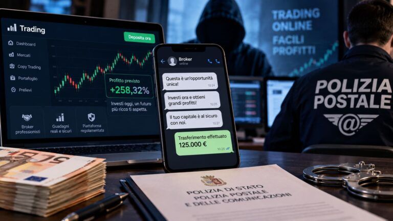 falso trading online 125mila euro otto denunciati