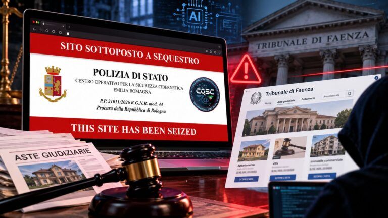 falso tribunale faenza ai sito sequestrato