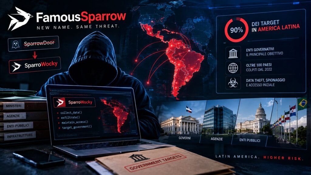 FamousSparrow cambia arsenale: SparroWocky spia i governi dell’America Latina 2 famoussparrow sparrowocky america latina spionaggio
