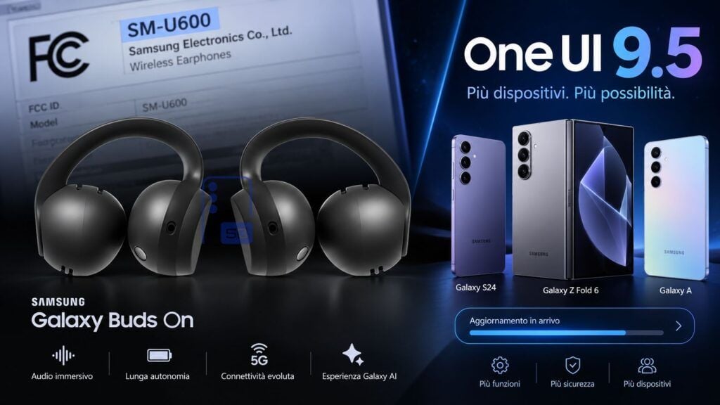 Galaxy Buds On passano la FCC, One UI 9.5 allarga la vita dei Galaxy 2 galaxy buds on fcc one ui 9 5 dispositivi supportati