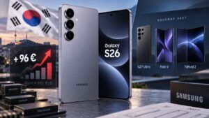 Galaxy S26 verso +96 euro in Corea: i costi pesano sulla roadmap Samsung 2027