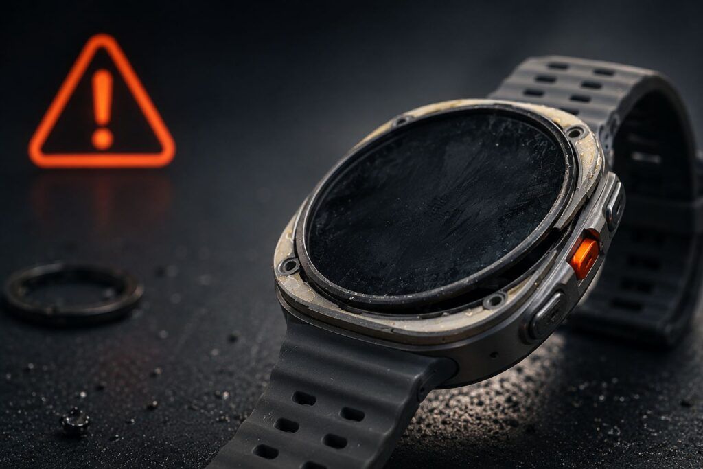 Emergenza Galaxy Watch Ultra: ghiera si solleva e si stacca 2 galaxy watch ultra ghiera si stacca difetto