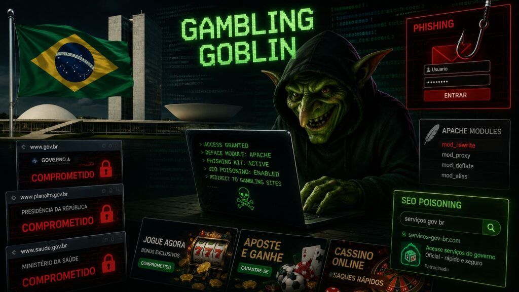 Gambling Goblin trasforma i siti governativi brasiliani in un’arma di SEO poisoning 2 gambling goblin brasile seo poisoning apache