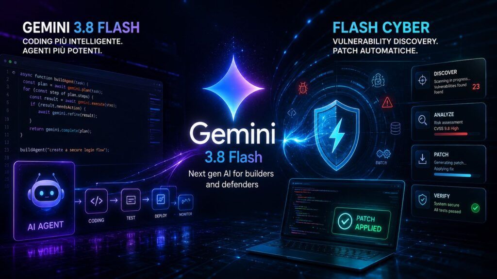 Gemini 3.8 Flash accelera il coding e Google apre l’AI cyber ai difensori 2 gemini 3 8 flash