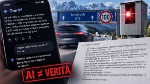 Gemini mi consiglia di andare a 120 col limite di 100. L’Austria presenta il conto