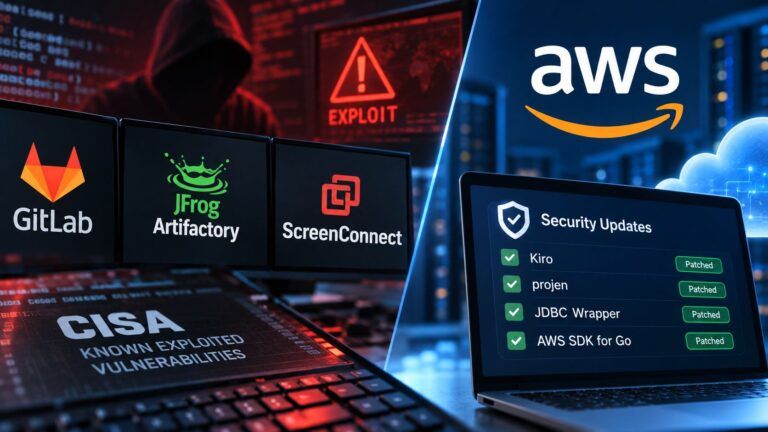 gitlab artifactory screenconnect kev aws kiro projen