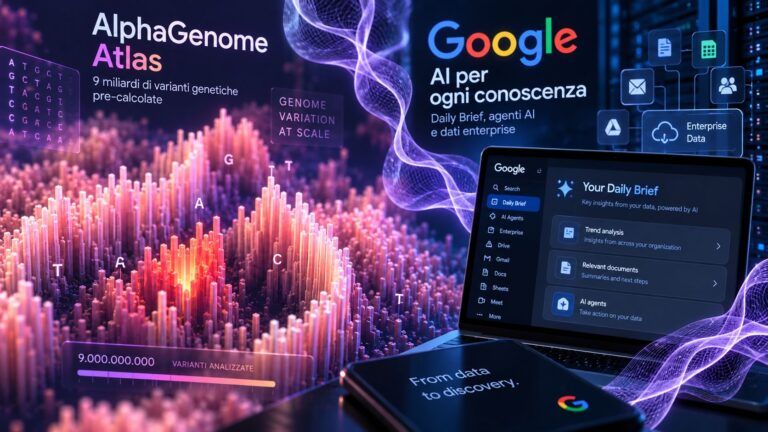 google alphagenome atlas data agent kit gemini daily brief
