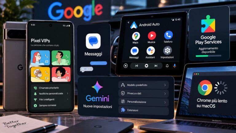google pixel messaggi android auto gemini play services
