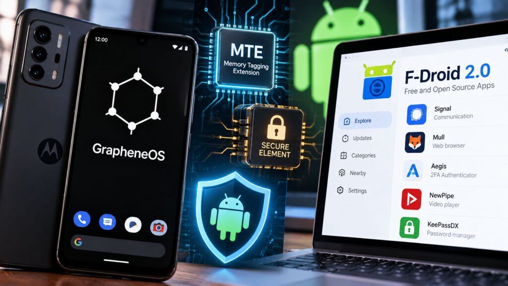GrapheneOS esce dai Pixel e F-Droid 2.0 rilancia l’Android alternativo 2 grapheneos motorola fdroid 2 android alternativo
