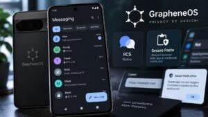 GrapheneOS prepara RCS nativo e Secure Paste per ridurre ancora la dipendenza da Google