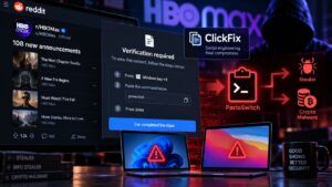 HBO Max compromessa su Reddit: 108 annunci ClickFix svelano l’infrastruttura PasteSwitch