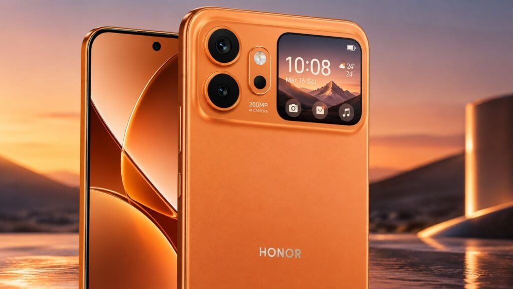 Honor 700 prepara il display posteriore da 1,72 pollici e sfida Xiaomi 18 Pro 2 honor 700 display posteriore 172 pollici 200mp