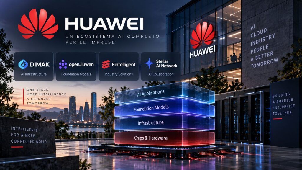 Huawei costruisce lo stack AI enterprise: agenti, reti e processi nello stesso sistema 2 huawei stack ai enterprise agenti reti processi