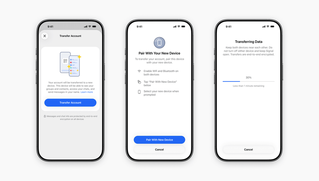 Signal porta i backup locali cifrati su iPhone e desktop 6 image 1012