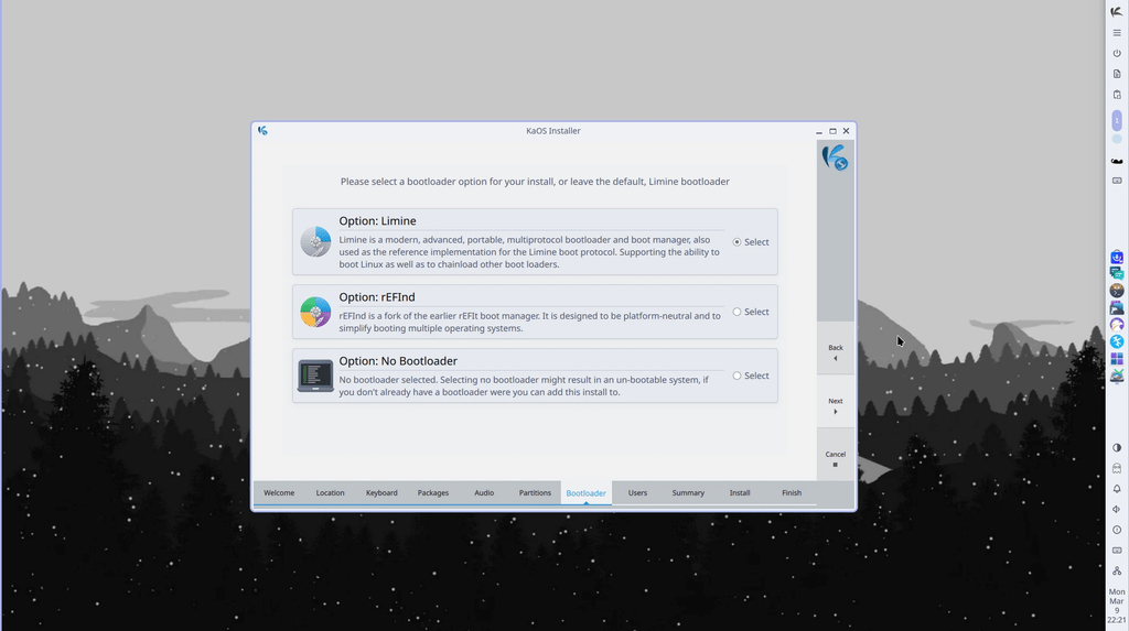 KaOS 2026.09 consolida Dinit e Noctalia, Agama 24 rende l’installer più programmabile 7 image 446