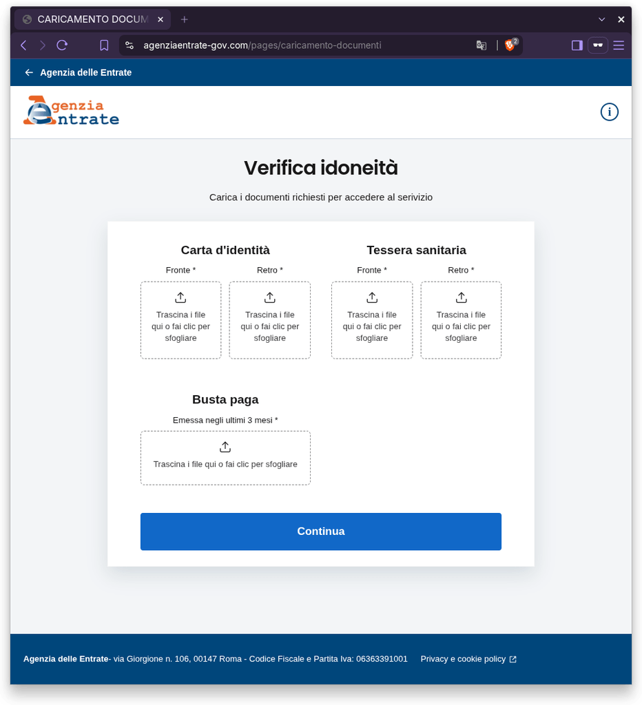 Falso Bonus Vacanze dell’Agenzia delle Entrate: il phishing ruba documenti, selfie e buste paga 5 image 571