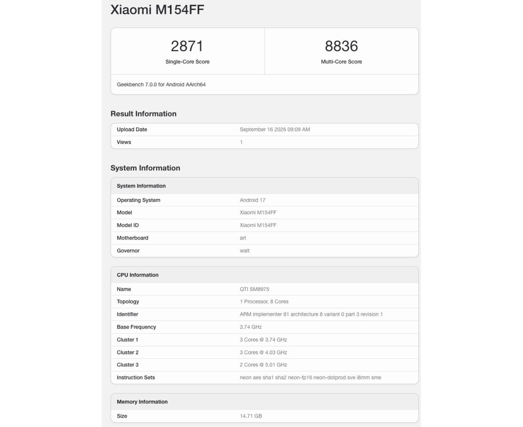 Xiaomi 18 Pro trasforma il display posteriore in piattaforma AI e prepara Snapdragon 8 Elite Gen 6 Pro 3 image 594