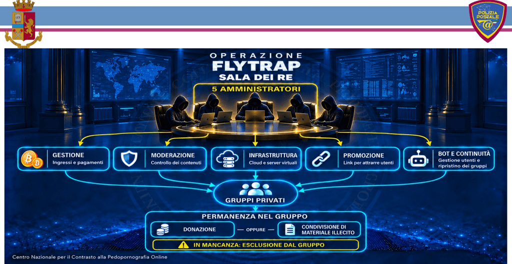 Fly Trap smantella New Saga: Telegram, crypto e cloud dietro la rete CSAM 5 image 608