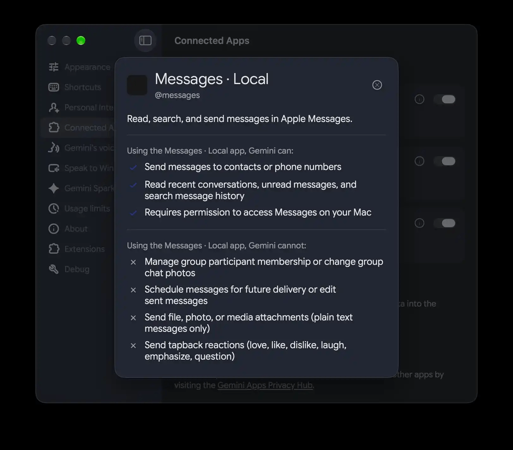Google Messaggi apre i temi agli SMS, Gemini prepara l’integrazione iMessage su Mac 4 image 661