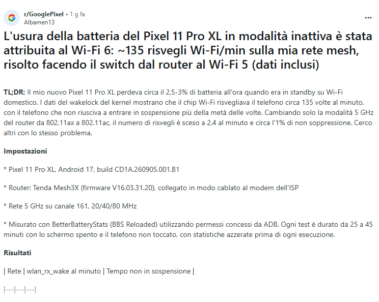 Pixel 11 tra battery drain e stuttering: Tensor G6 inciampa sullo stack software 3 image 692
