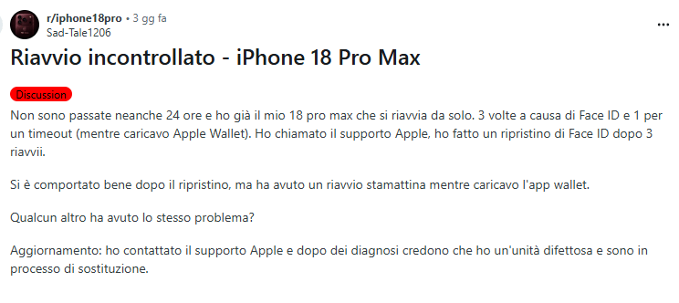 iPhone 18 Pro inciampa su Face ID e QLC, ma supera il bend test 1 image 715