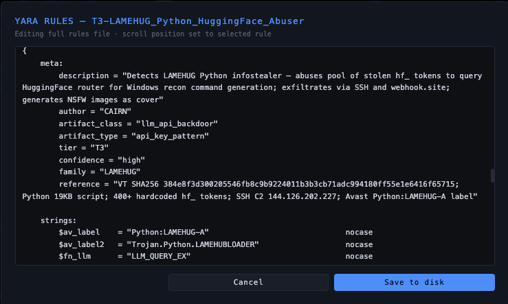 CAIRN di Cisco Talos traccia il malware AI attraverso gli artefatti cognitivi 6 image 821