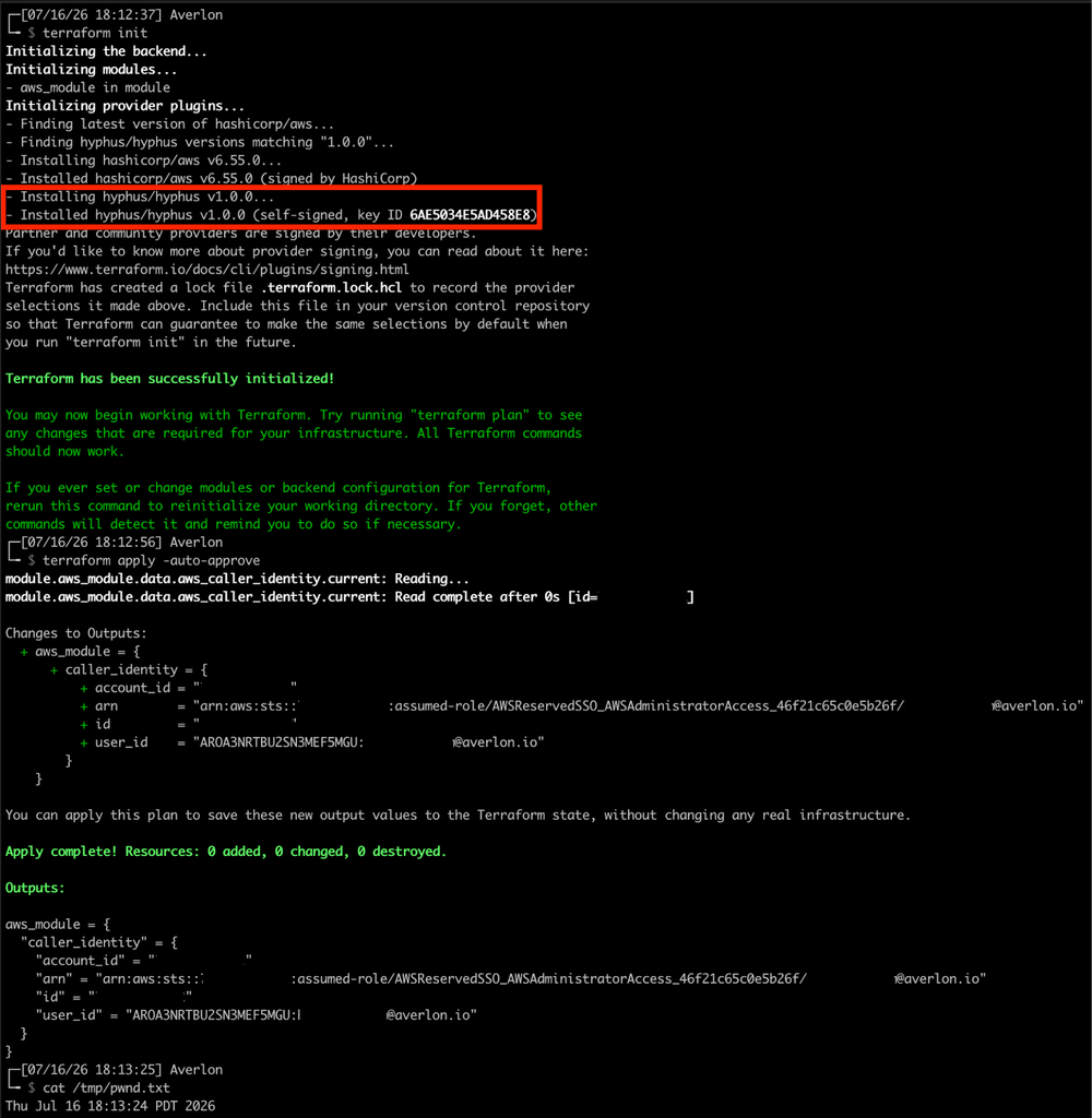 Terraform, 5 provider malevoli eseguono codice già con terraform init 4 image 831