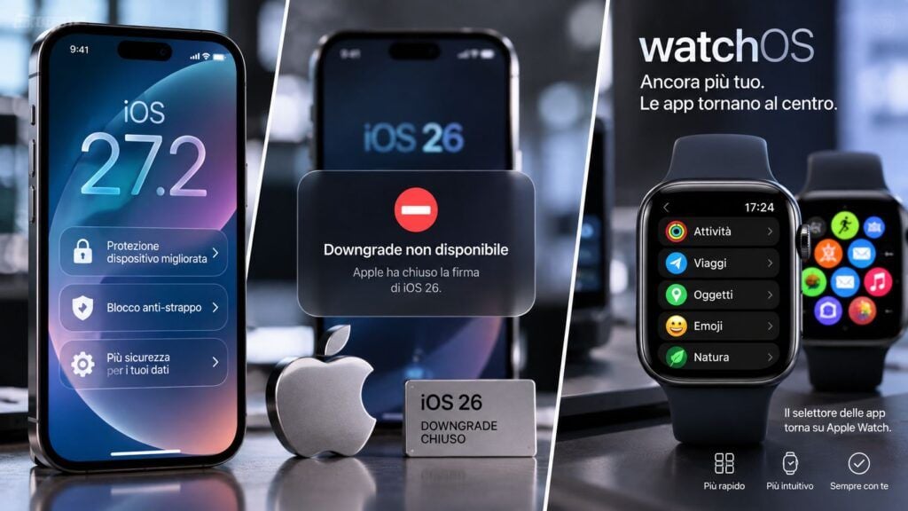 iOS 27.2 prepara l’anti-strappo, Apple chiude il downgrade e aggiorna Watch 2 ios 27 2 anti strappo downgrade apple watch