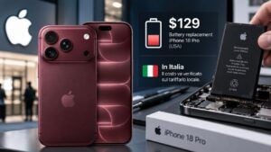 iPhone 18 Pro, Apple alza il costo della batteria fuori garanzia a 129 dollari 9 iPhone 18 Pro, Apple alza il costo della batteria fuori garanzia a 129 dollari