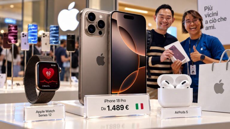 iphone 18 pro day one italia prezzi watch airpods