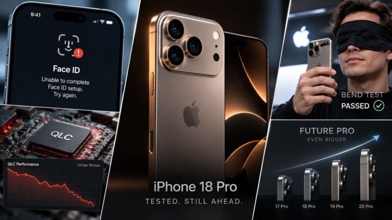 iphone 18 pro face id qlc bend test