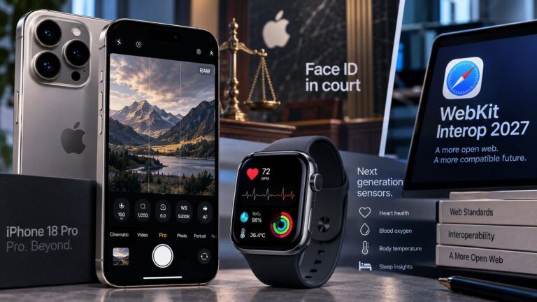 iphone 18 pro fotocamera apple watch face id interop 2027