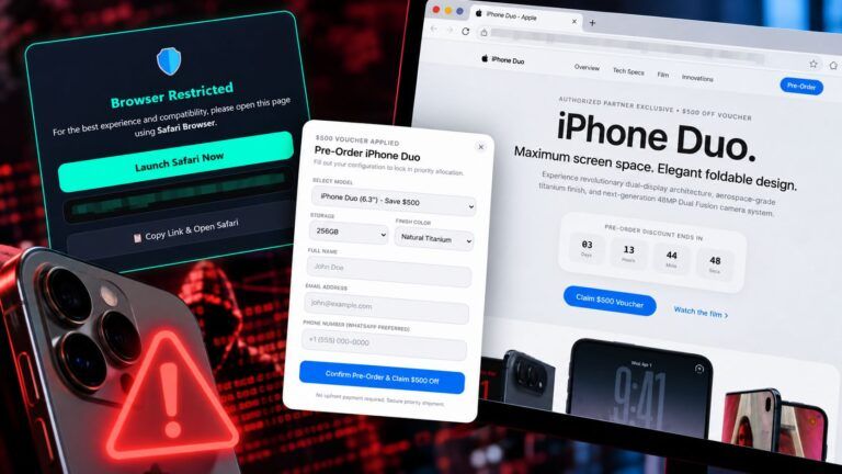 iphone duo falso preorder darksword attacco