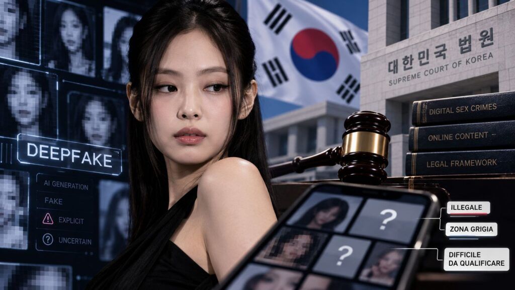 Jennie e deepfake: il video virale espone il vuoto delle leggi sudcoreane sull’AI 2 jennie deepfake corea