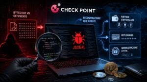 JSCeal rompe il sigillo V8: Check Point ricostruisce lo stealer senza eseguirlo