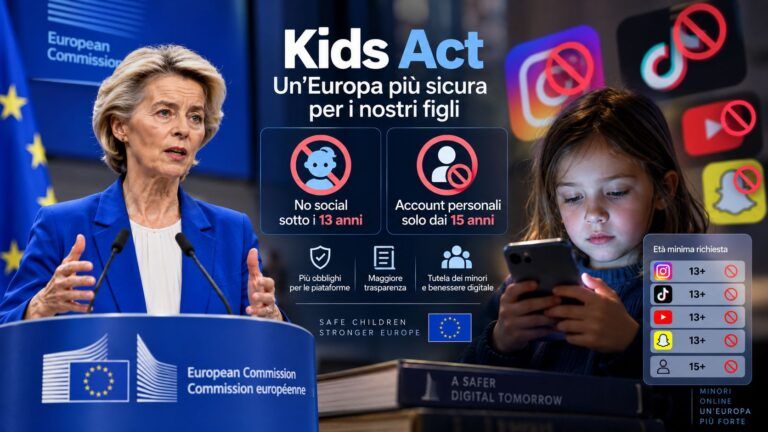 kids act europa social minori 13 15 anni
