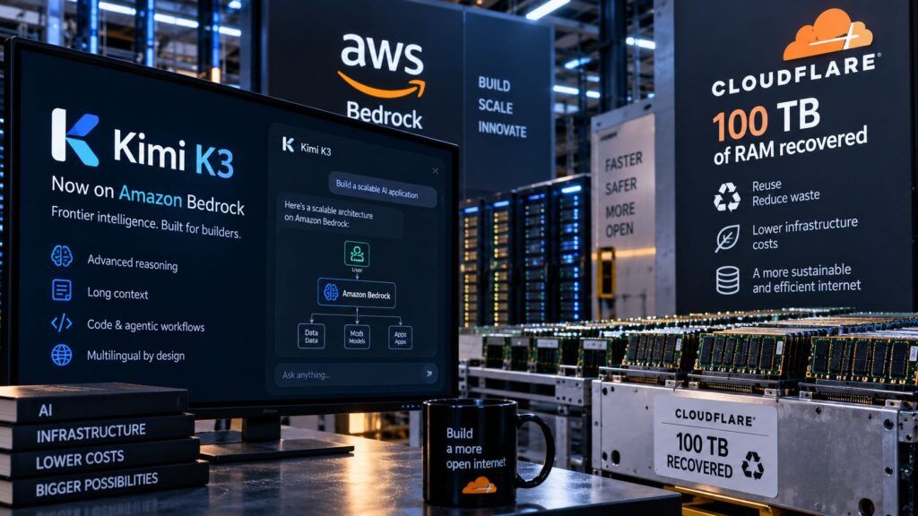 Kimi K3 arriva su AWS, Cloudflare libera 100 TB di RAM: l’AI si gioca sui costi 2 kimi k3 arriva su aws cloudflare libera 100 tb di ram lai si gioca sui costi